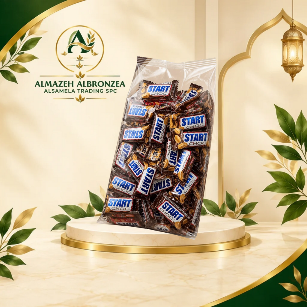 Start Choc Peanut Caramel Chocolate Bars (Ulduz) – Crunchy Peanut & Caramel Milk Chocolate – 1kg Pack