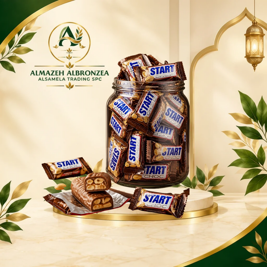 Start Choc Peanut Caramel Chocolate Bars (Ulduz) – Crunchy Peanut & Caramel Milk Chocolate – 1kg Pack
