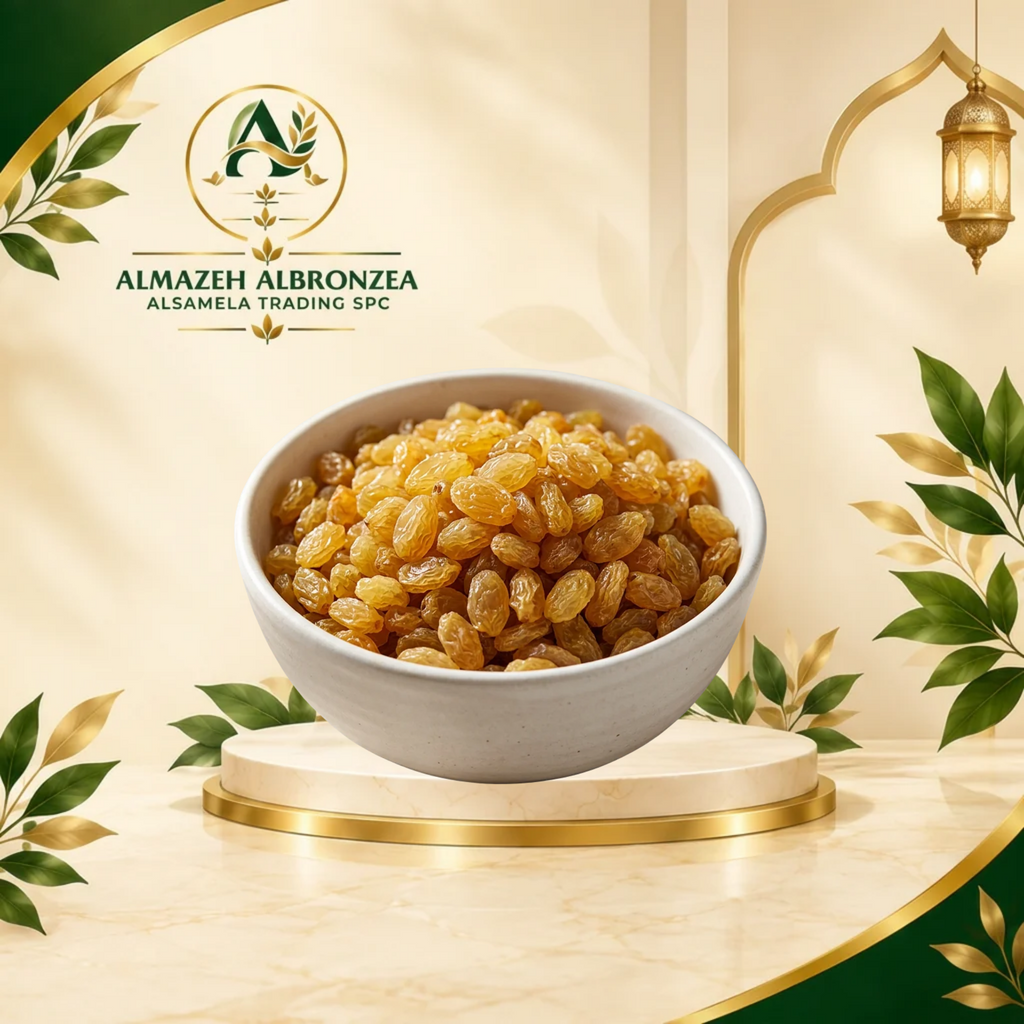 Premium Golden Sundekhani Raisins (Sunehri Kishmish) - Naturally Sweet & Fresh | Per KG Pack