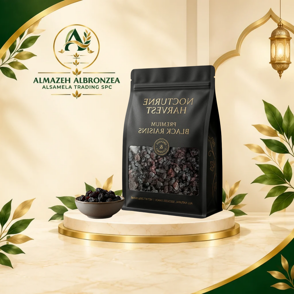 Premium Sun-Dried Black Raisins (Kali Kishmish) - 100% Natural & Nutrient-Rich | Per KG Pack